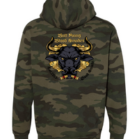 Bull Young Heavyweight Hoodie - Forest Camo
