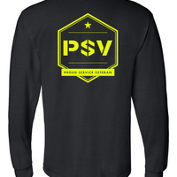PSV Long Sleeve Gildan shirt - Black