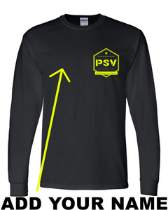 PSV Long Sleeve Gildan shirt - Black