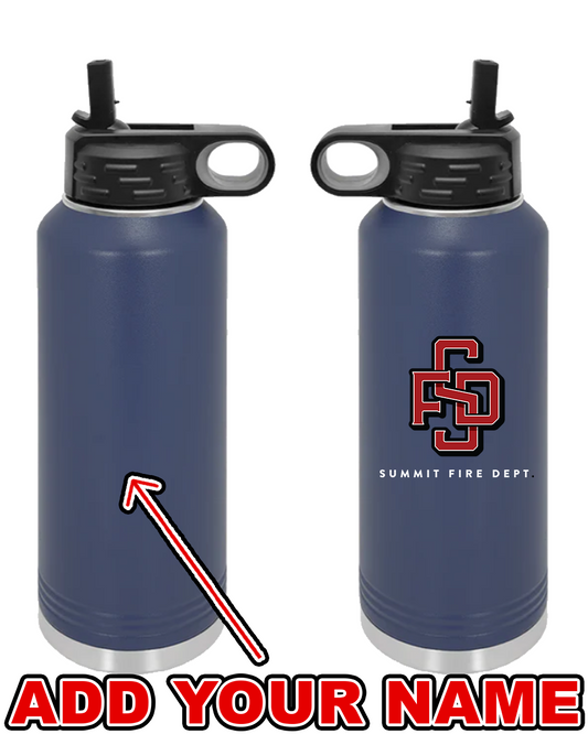 SFD 40oz. Stainless Water Bottle Style1 - Navy