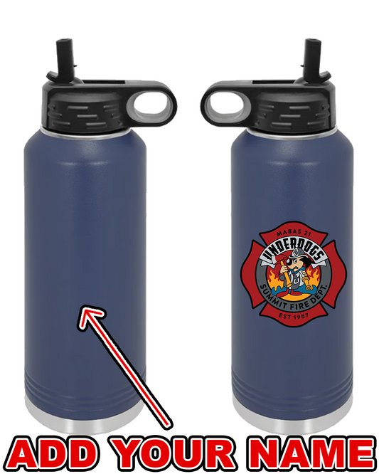 SFD 40oz. Stainless Water Bottle Style2 - Navy