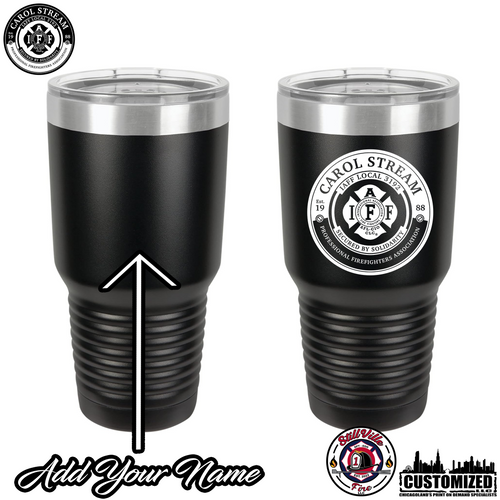 Carol Stream FD 30oz Stainless Steel Tumbler 