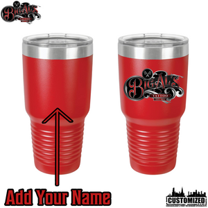 Big Al's Tattoo 30oz Stainless Steel "Logo" Tumbler - Red