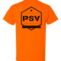 PSV Short Sleeve Gildan shirt - Safety Orange