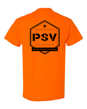 Load image into Gallery viewer, PSV Short Sleeve Gildan shirt - Safety Orange