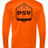 PSV Long Sleeve C2 Drifit shirt - Safety Orange