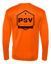 Load image into Gallery viewer, PSV Long Sleeve C2 Drifit shirt - Safety Orange