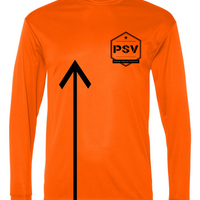 PSV Long Sleeve C2 Drifit shirt - Safety Orange