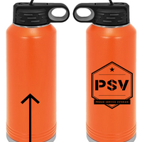 PSV 40oz. Stainless Steel Water Bottle - Orange