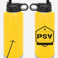 PSV 40oz. Stainless Steel Water Bottle - Yellow