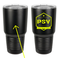 PSV 30oz. Stainless Steel Tumbler - Black