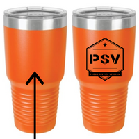 PSV 30oz. Stainless Steel Tumbler - Orange