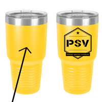 PSV 30oz. Stainless Steel Tumbler - Yellow