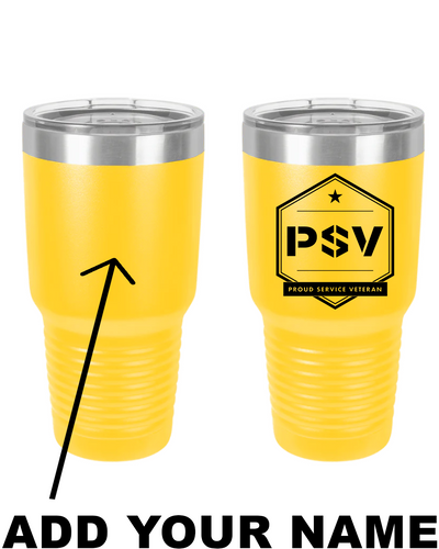 PSV 30oz. Stainless Steel Tumbler - Yellow