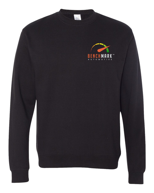 Benchmark Auto "Data Made Easy" Midweight Crewneck - Black