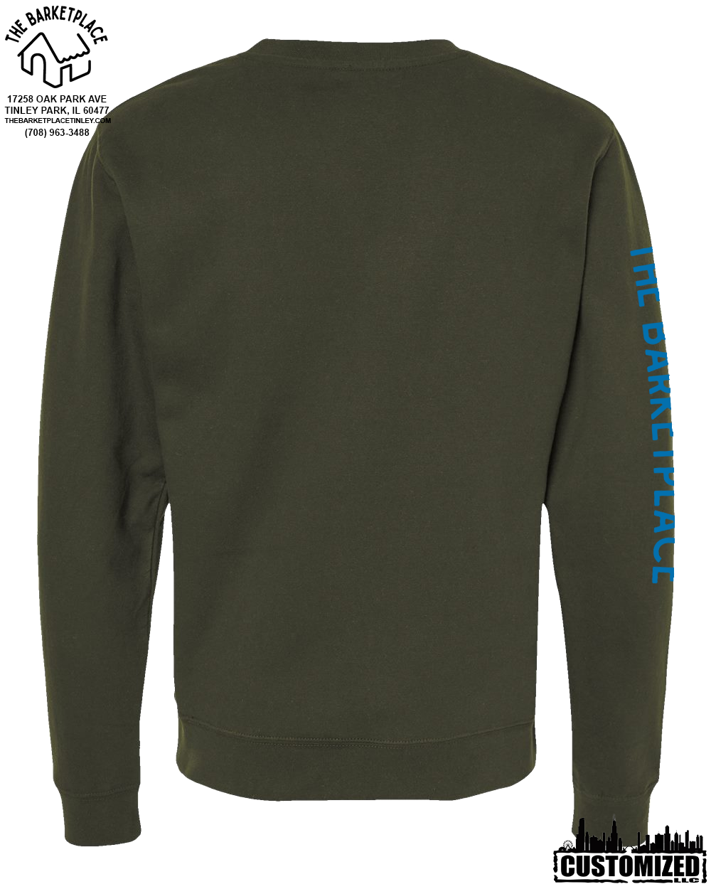 "All You Need Is Love And A Cat, Or Two, Or Three..." Midweight Sweatshirt - Army