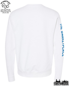 "All You Need Is Love And A Cat, Or Two, Or Three..." Midweight Sweatshirt - White