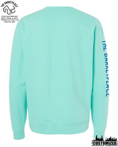 "All You Need Is Love And A Dog, Or Two, Or Three..." Midweight Sweatshirt - Mint