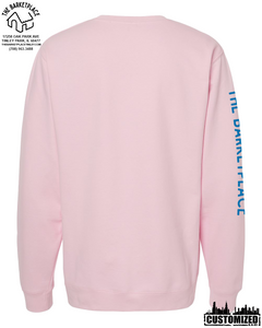 "All You Need Is Love And A Dog, Or Two, Or Three..." Midweight Sweatshirt - Pink
