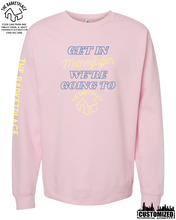 Load image into Gallery viewer, &quot;Get in Motherfluffer...&quot; Midweight Sweatshirt - Pink