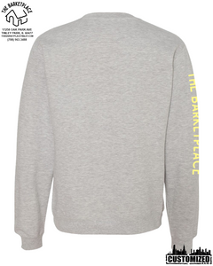 "Hold My Beer, I Need to Pet That Dog" Midweight Sweatshirt - Grey Heather