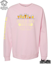 Load image into Gallery viewer, &quot;Hold My Beer, I Need to Pet That Dog&quot; Midweight Sweatshirt - Pink