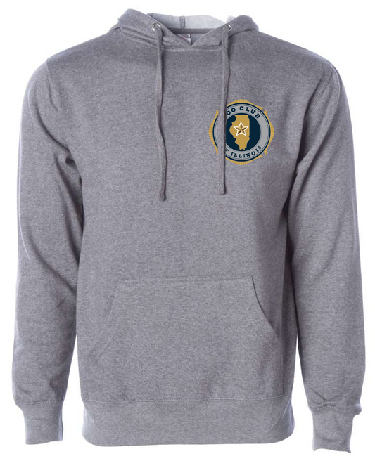 100 Club "Honor-Support-Remember" Midweight Hoodie - Gunmetal