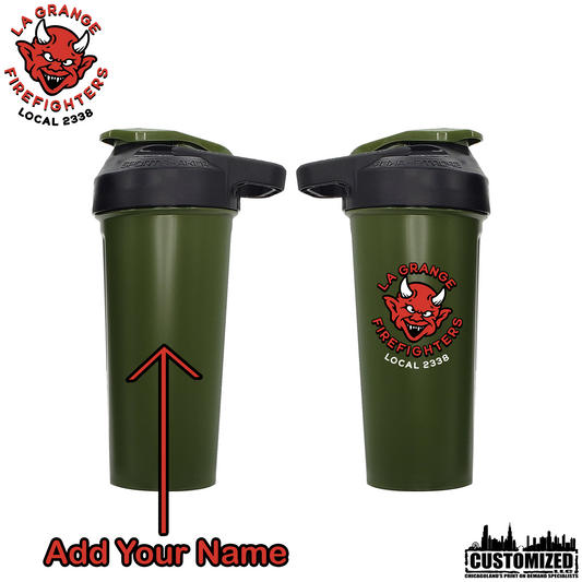 LaGrange FD Military Green USA-Made SportShaker shaker cup - 2 Logo options