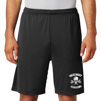 To The Point Tattoo "OG" Polyester Shorts w/Pockets - Black