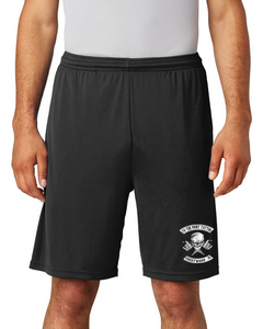 To The Point Tattoo "OG" Polyester Shorts w/Pockets - Black