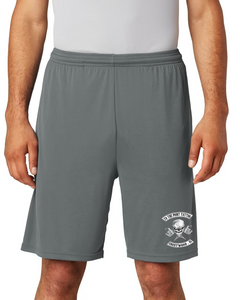 To The Point Tattoo "OG" Polyester Shorts w/Pockets - Grey