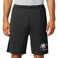 To The Point Piercing Studio Polyester Shorts w/Pockets - Black