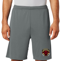 Bull Young Polyester Shorts w/Pockets - Grey
