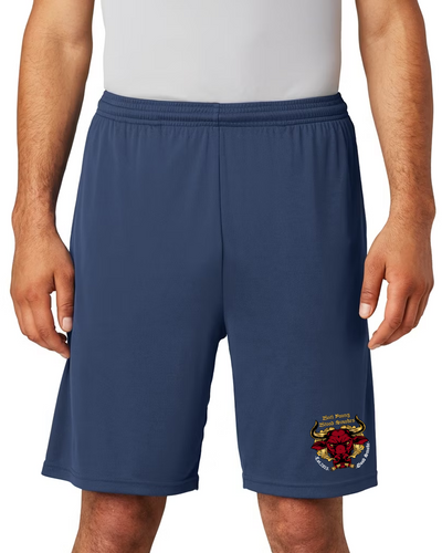 Bull Young Polyester Shorts w/Pockets - Navy
