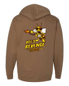 Bee's Revenge "OG"  Hot Honey Hoodie - Saddle