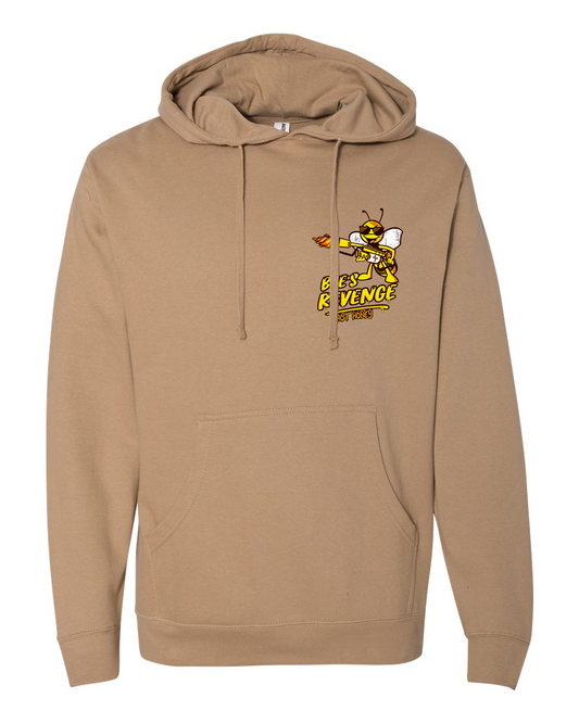 Bee's Revenge "OG"  Hot Honey Hoodie - Sandstone