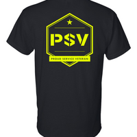PSV Short Sleeve Gildan shirt - Black