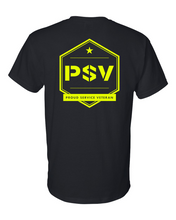 Load image into Gallery viewer, PSV Short Sleeve Gildan shirt - Black