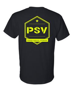 PSV Short Sleeve Gildan shirt - Black