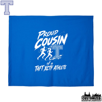 Taft Cross Country Proud Cousin Stadium Blanket - Royal