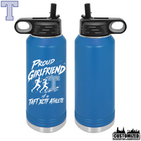 Taft Cross Country Proud Girlfriend 32oz Stainless Steel Water Bottle - Royal