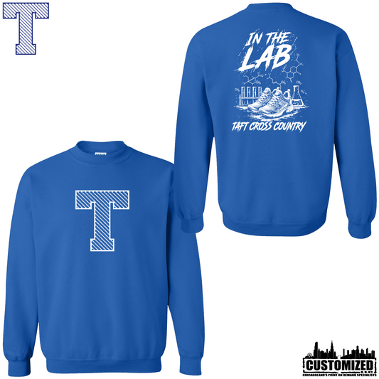 Taft Cross Country In The Lab Crewneck - Royal