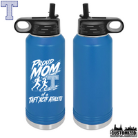 Taft Cross Country Proud Mom 32oz Stainless Steel Water Bottle - Royal
