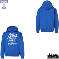 Taft Cross Country YOUTH Proud Brother Hoodie - Royal