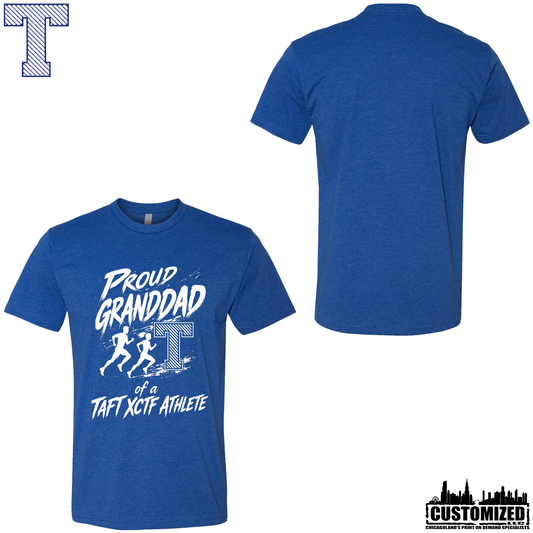 Taft Cross Country Proud Granddad Short Sleeve Shirt - Royal