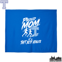 Taft Cross Country Proud Mom Stadium Blanket - Royal