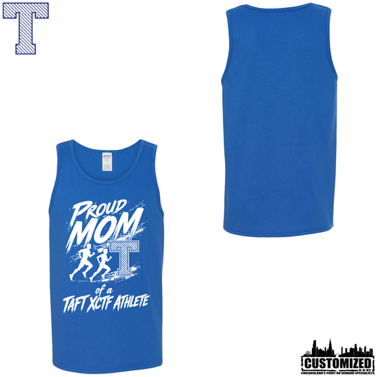 Taft Cross Country Proud Mom Tank Top - Royal