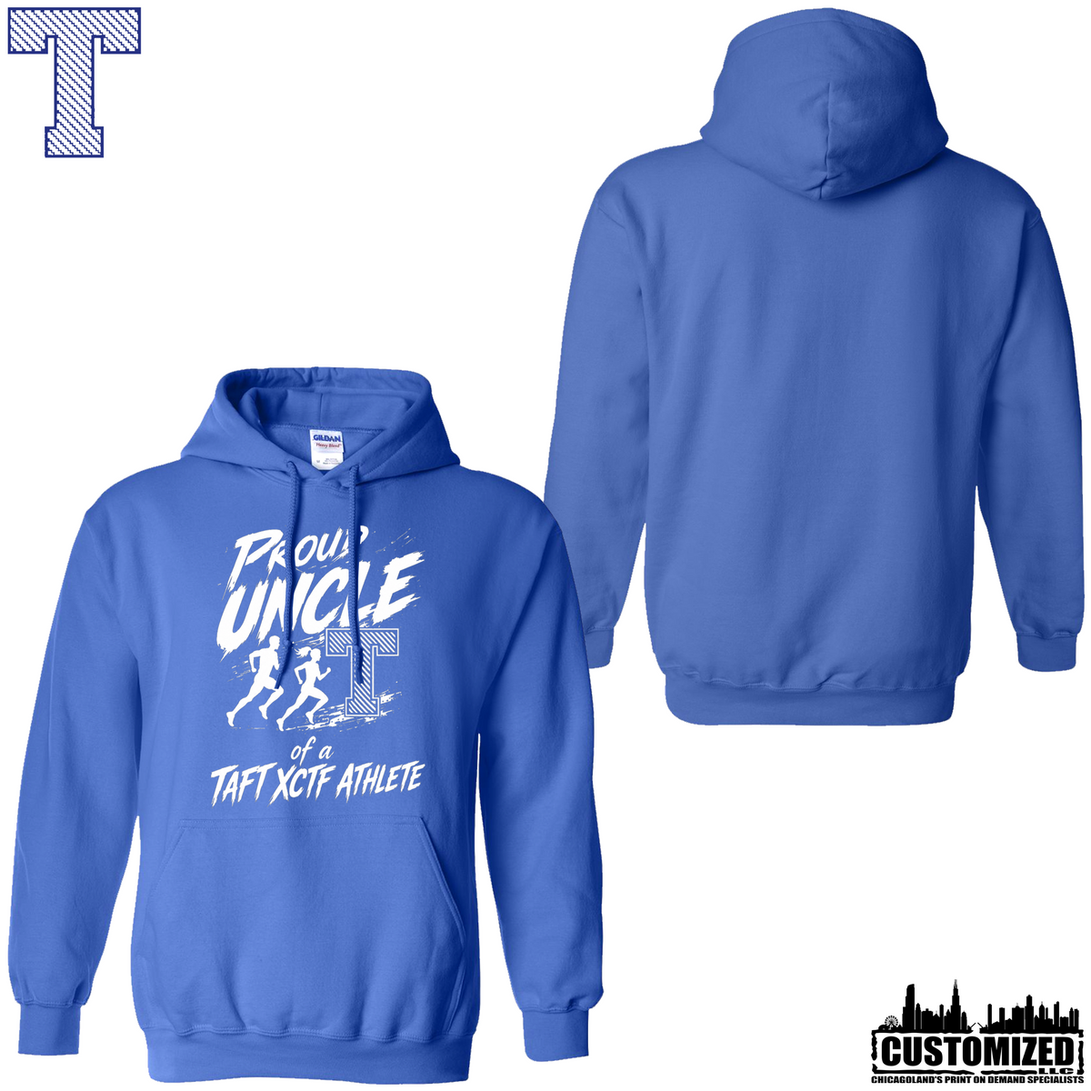 Taft Cross Country Proud Uncle Hoodie - Royal