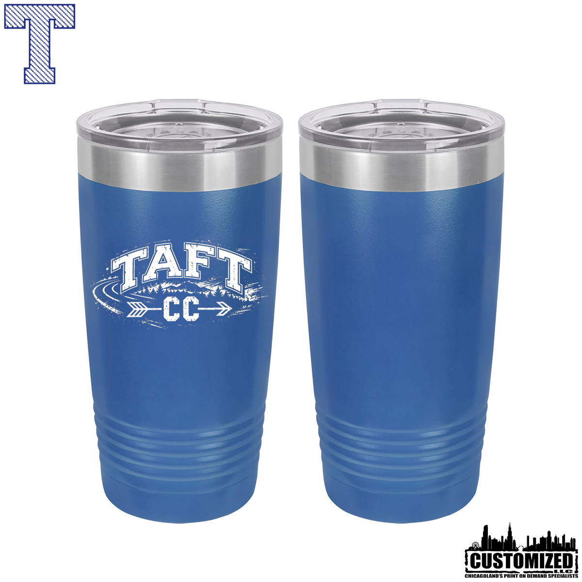 Taft Cross Country Taft CC 20oz Stainless Steel Tumbler - Royal