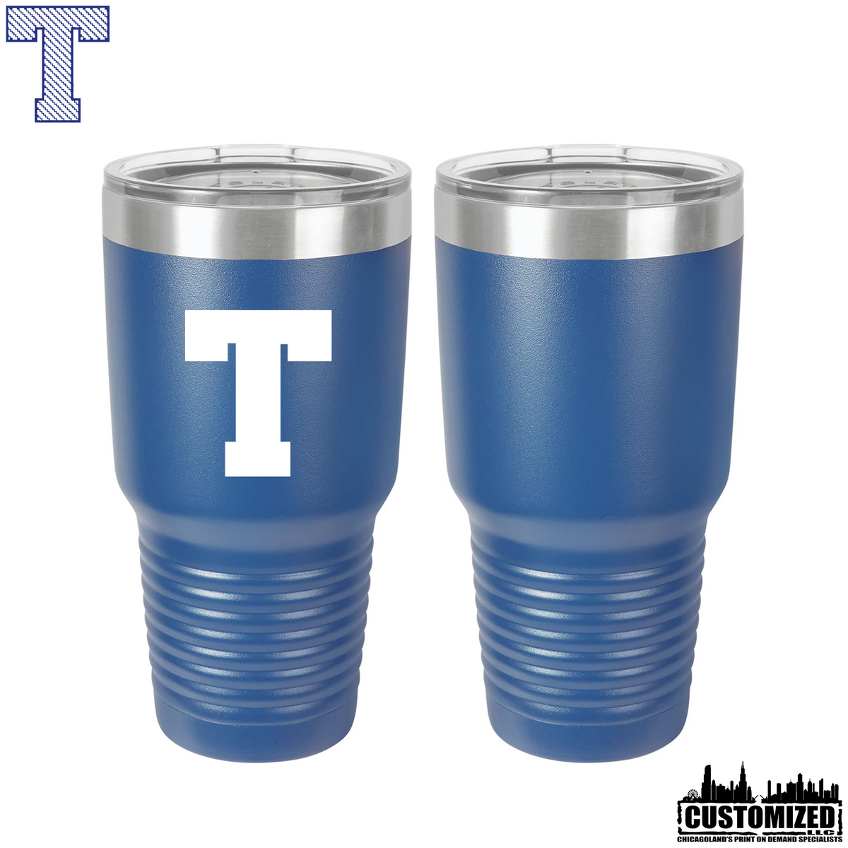 Taft Cross Country Taft T 30oz Stainless Steel Tumbler - Royal